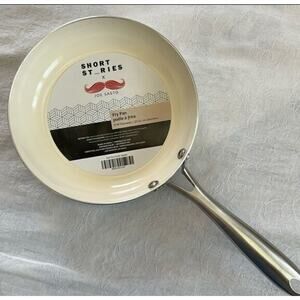 Short Stories x Joe Sasto Frying Pan – 8” Cream Ceramic NWT